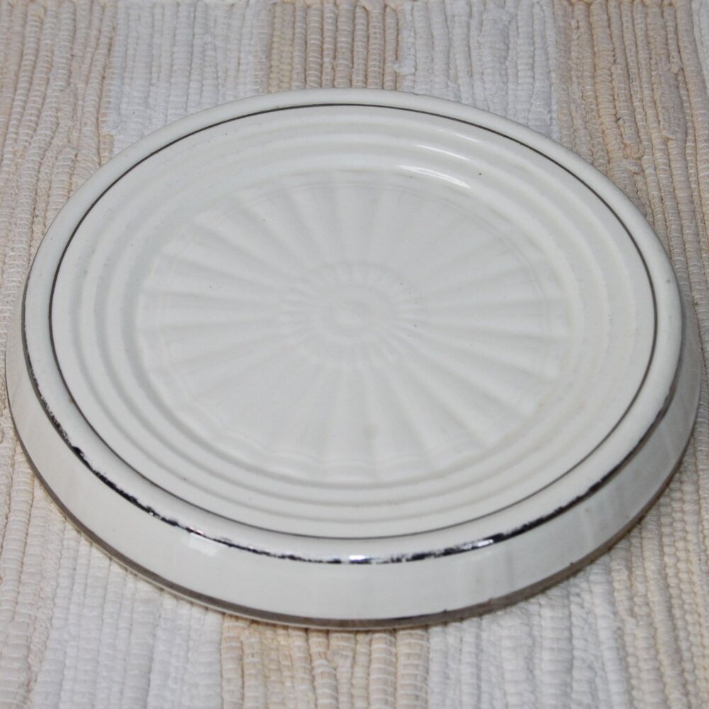 VTG CLUB ALUMINUM PRODUCTS CO HEAT RESISTO TABLE TILE TRIVET CERAMIC 1950's
